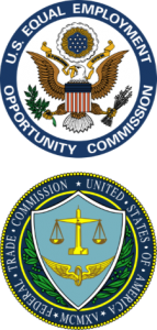 EEOC Logo and FTC Logo